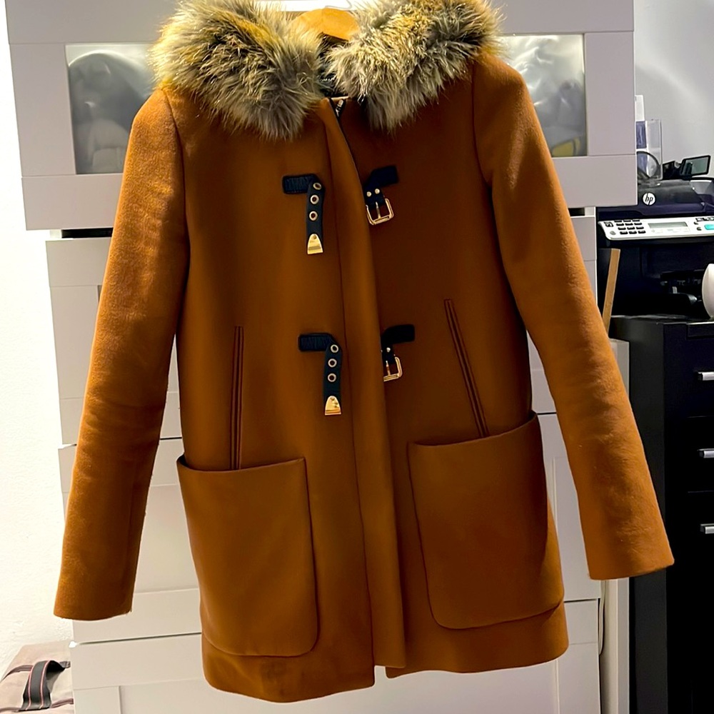 Zara camel coat